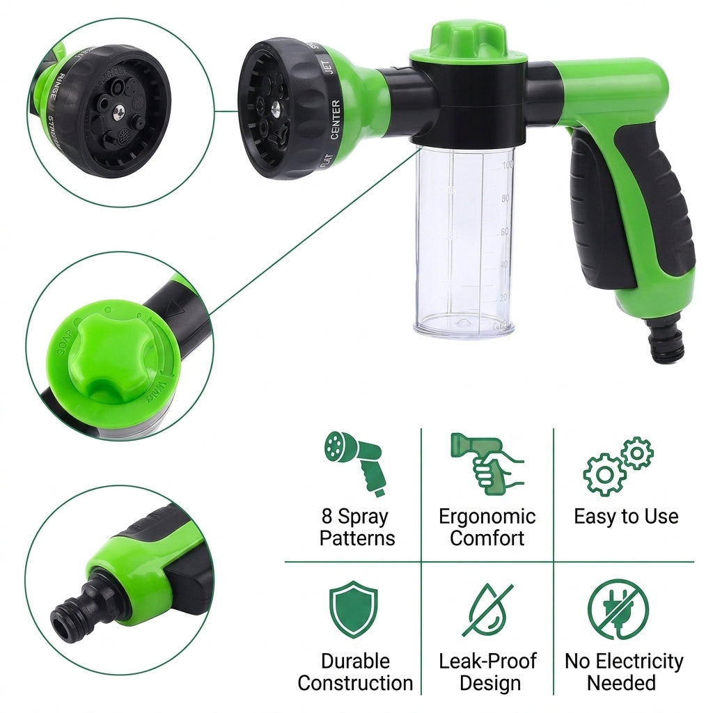 Paw & Lead Hydro Wash Pro – 7-Piece No-Scrub Dog Washing Kit