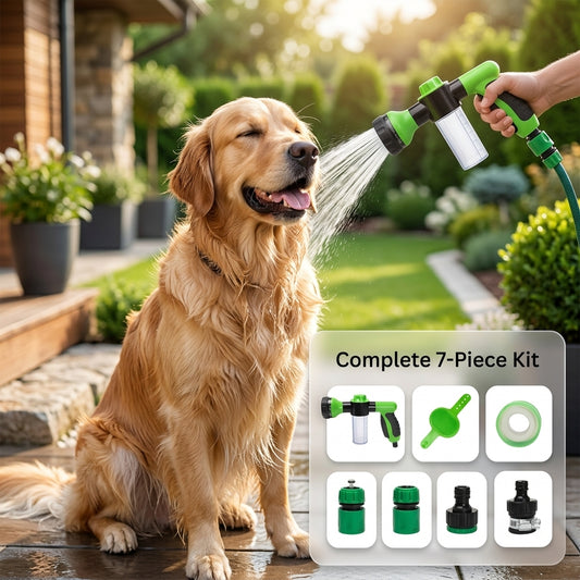 Paw & Lead Hydro Wash Pro – 7-Piece No-Scrub Dog Washing Kit